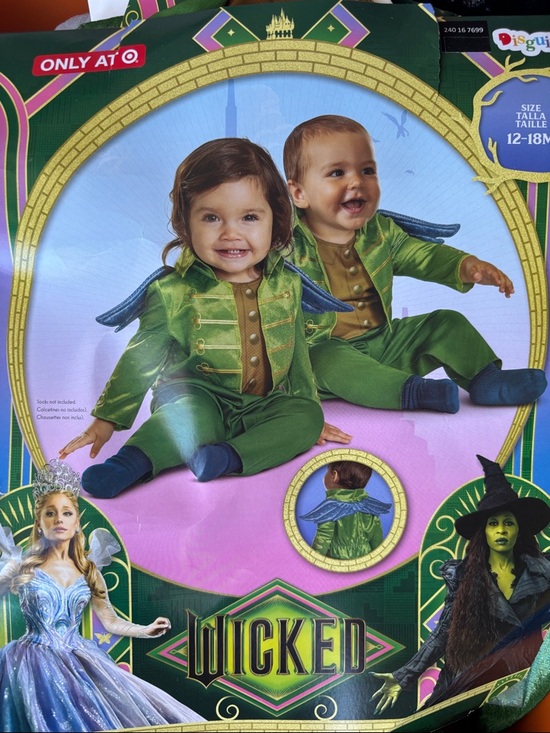 Other - Wicked Toddler Green Costume - Official Licensed Kids Outfit